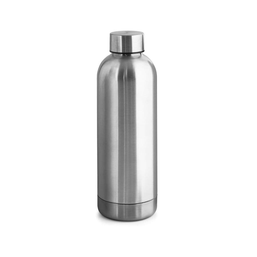 ODIN METTALIC. Termos i 90% återvunnet rostfritt stål 550 mL Satinsilver