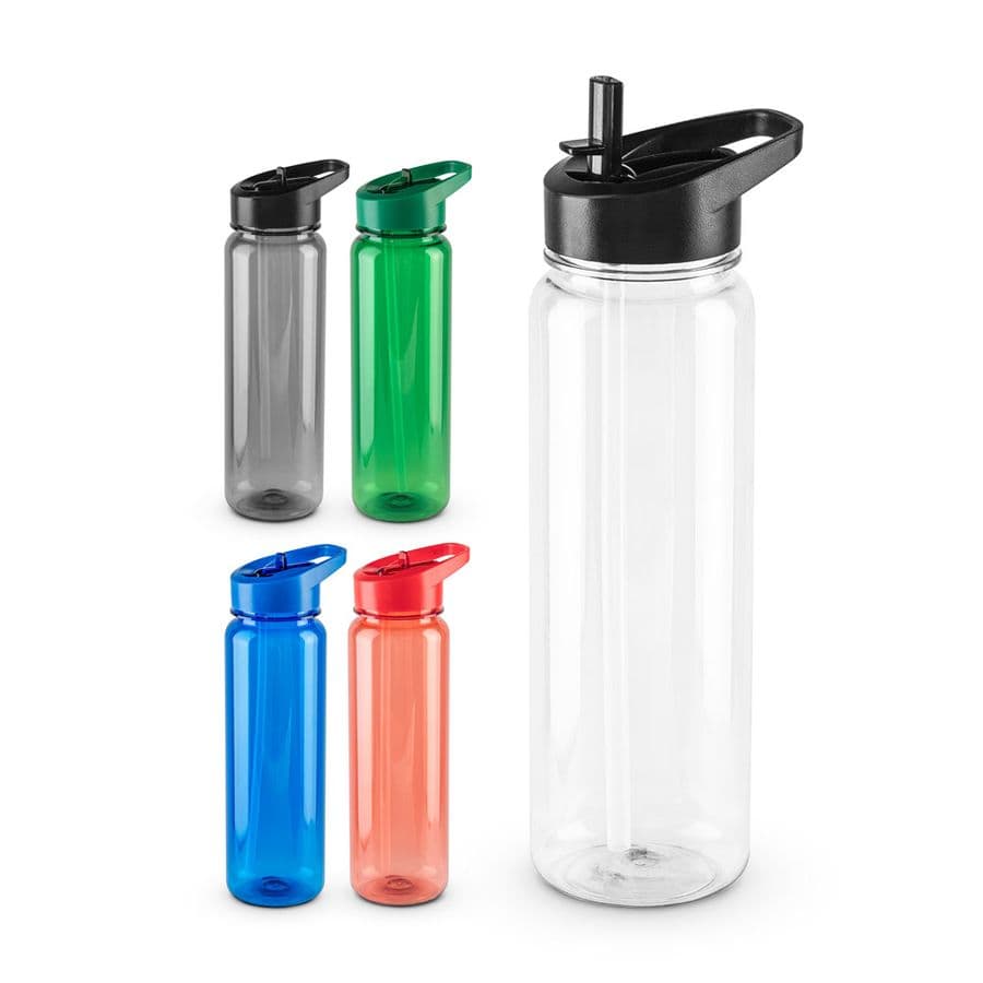 GILMORE. återvunnen PET (100 % rPET) sportflaska med glansig genomskinlig finish 750 ml