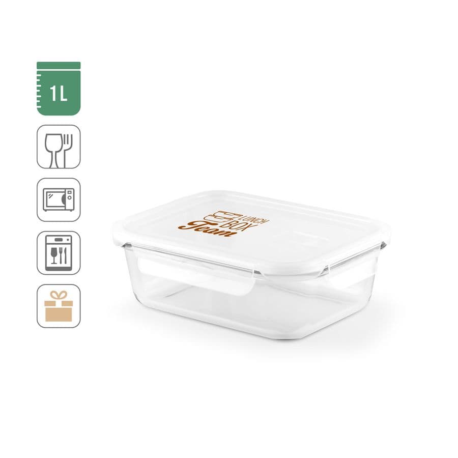 QUORIN. Lunchlåda. matlåda i borosilikatglas 1 L