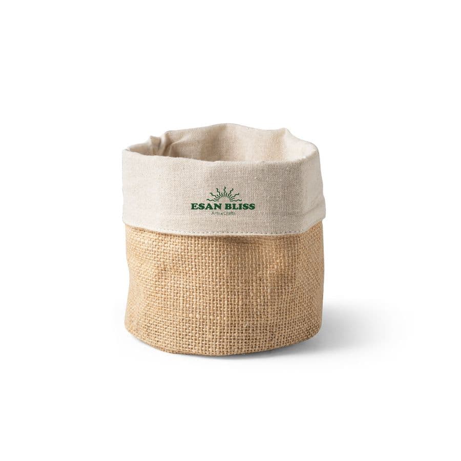 DUCASSE. Väska för flera användningsområden i jute (260g/m²) och bomull (120g/m²)