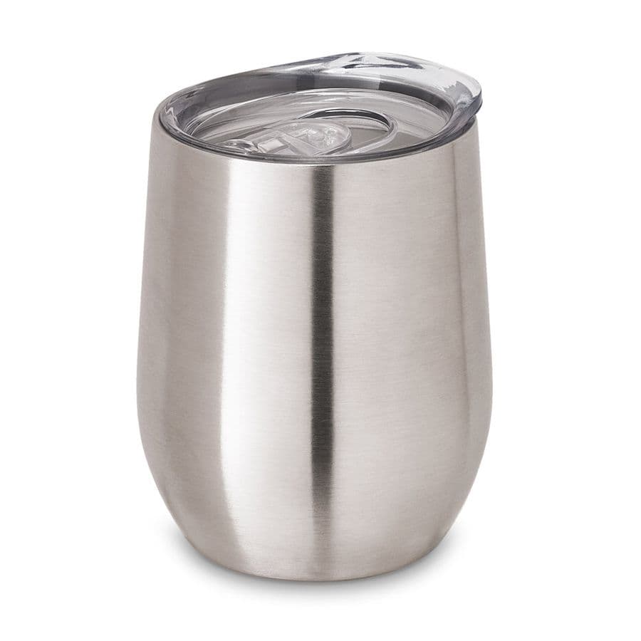 RONDE. Termosmugg i rostfritt stål 400 ml Satinsilver