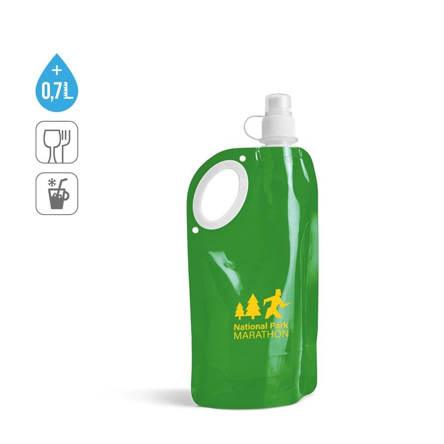 HIKE. Hopfällbar flaska i PET, PA och PE 750 mL