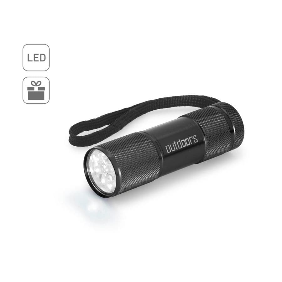 FLASHY. Ficklampa i aluminium med 9 LED