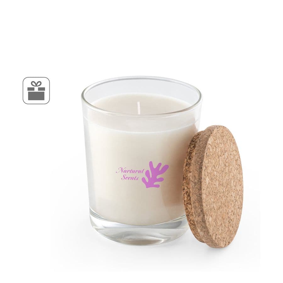 ZEN 180. Aromatiskt ljus i en glaskopp med korklock 180 g