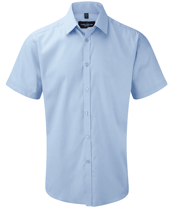 Men´s Short Sleeve Herringbone Shirt