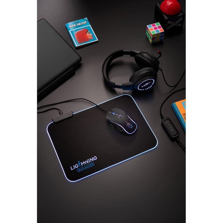 THORNE MOUSE RGB. Gamingmus med 1.5 m kabel och ABS RGB LED-lampor