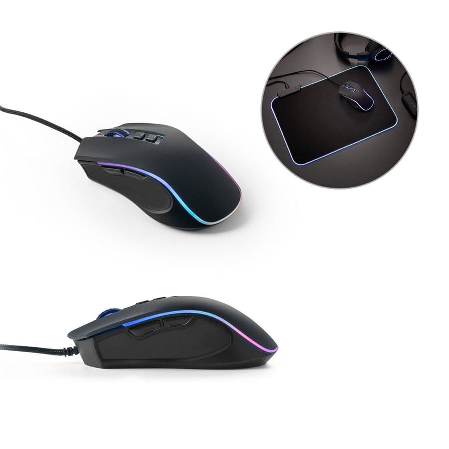 THORNE MOUSE RGB. Gamingmus med 1.5 m kabel och ABS RGB LED-lampor