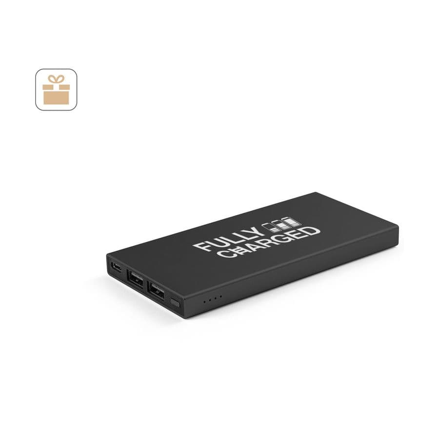DOROTHY 5. 5 000 mAh powerbank tillverkad av återvunnen aluminium (100 % rAL)