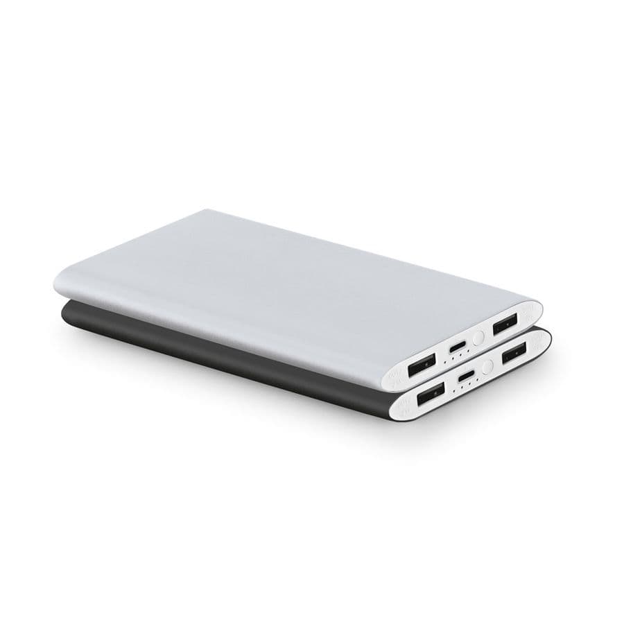 NOBEL. Powerbank 7 200 mAh i återvunnen aluminium (100 % rAL)