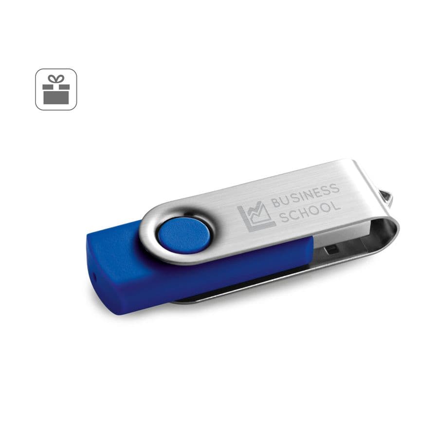 CLAUDIUS 4GB. 4 GB USB-minne med metallklämma