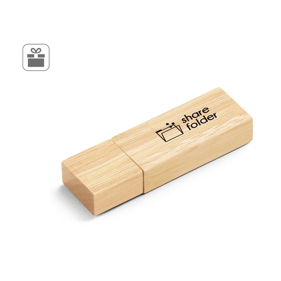 VENTER 16GB. 16 GB bambu USB-minne