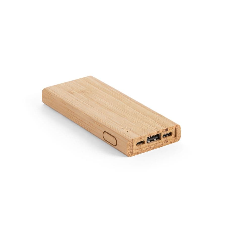 KOHN. Powerbank 5 000 mAh i bambu