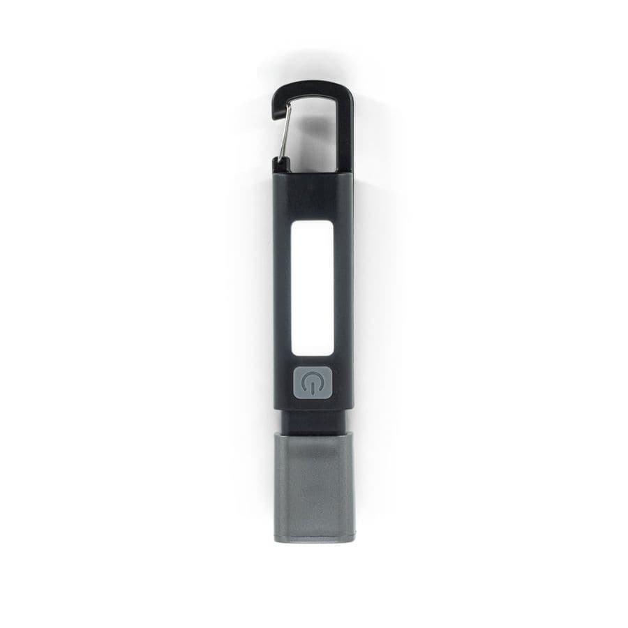 WIGGINS. ABS-ficklampa, med en 2 W LED-lampa (53 lumen) framtill och en COB-lampa (53 lumen) upptill