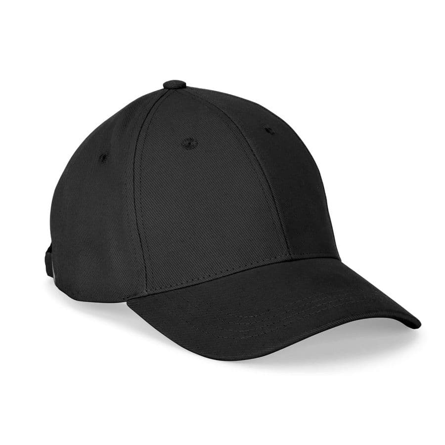 NATHAN. 100 % bomullsmuff (260 g/m²) med 6 paneler Svart