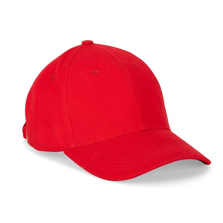 NATHAN. 100 % bomullsmuff (260 g/m²) med 6 paneler Röd