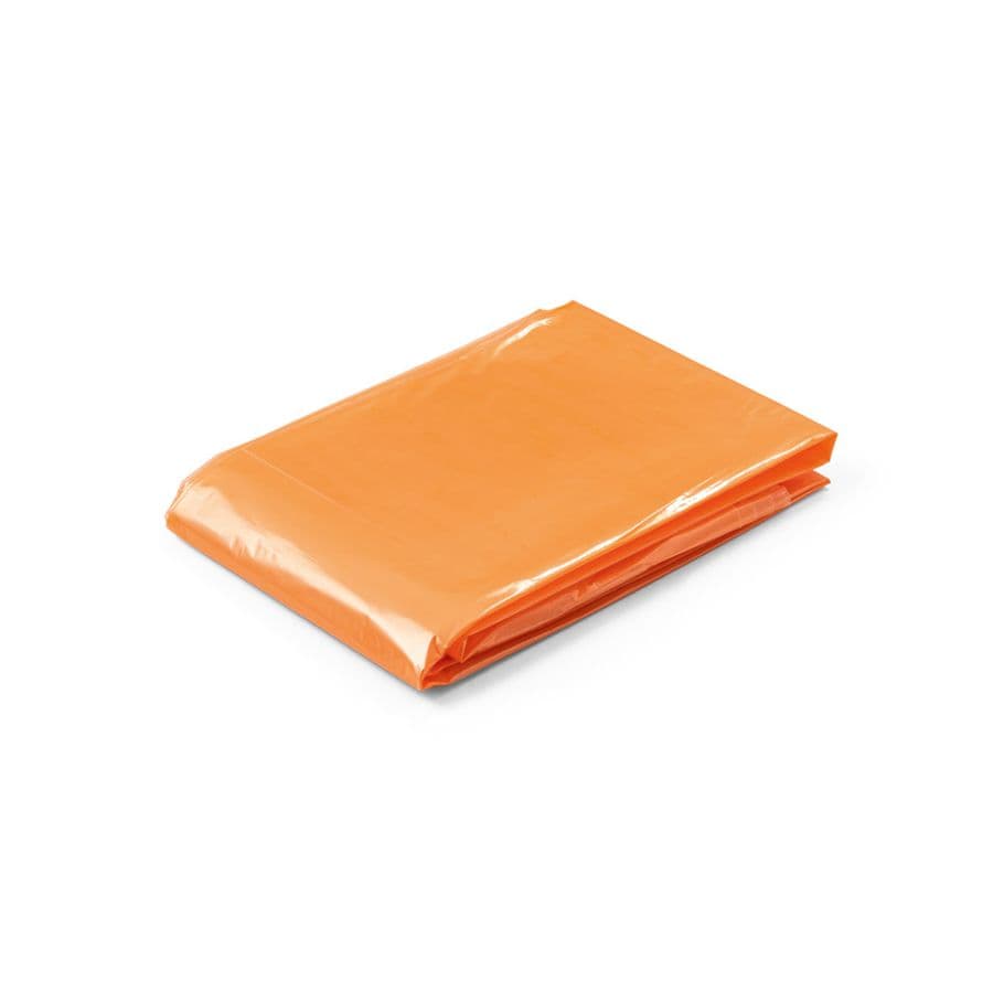 SANDRA. Vattentät poncho Orange