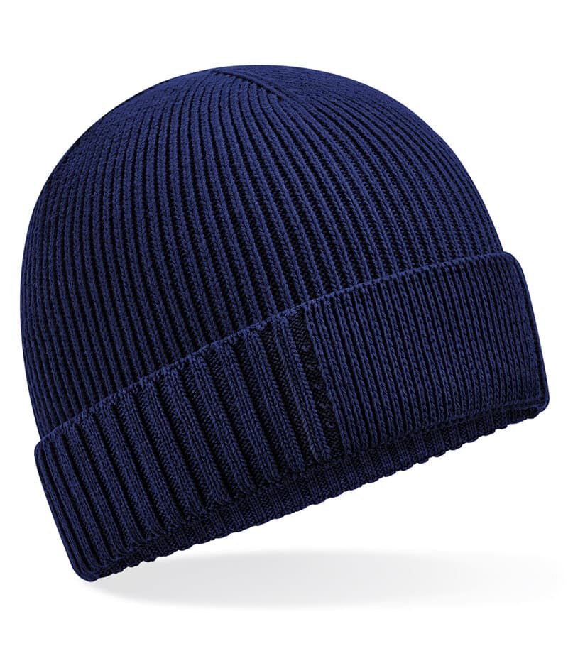 Organic Cotton Engineered Patch Beanie