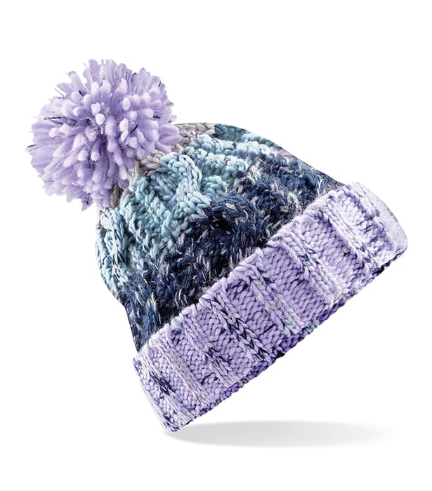 Corkscrew Pom Pom Beanie