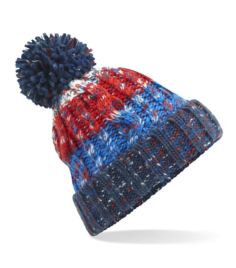 Corkscrew Pom Pom Beanie