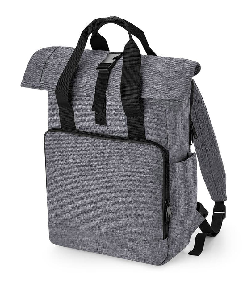 Recycled Twin Handle Roll-Top Laptop Backpack