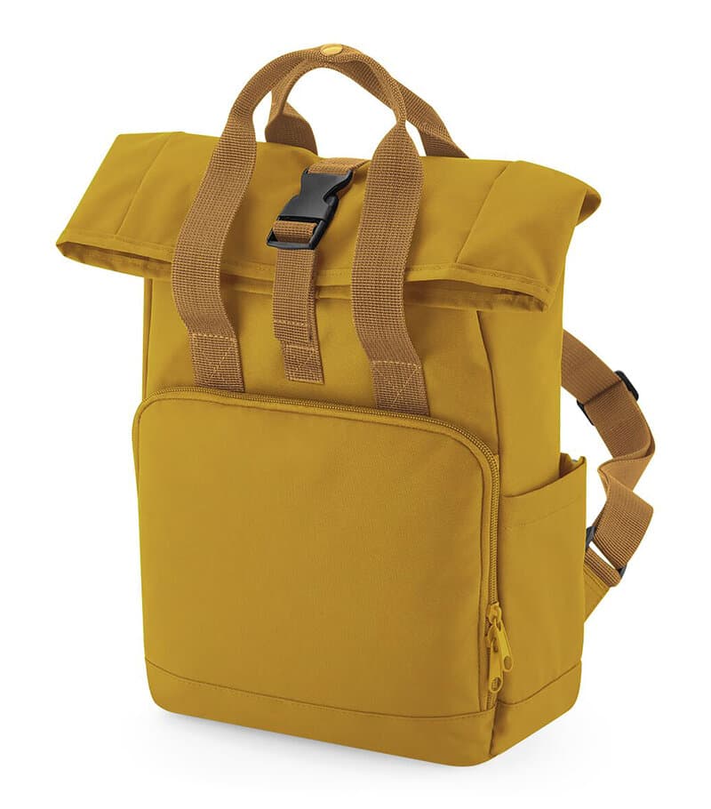Recycled Mini Twin Handle Roll-Top Backpack