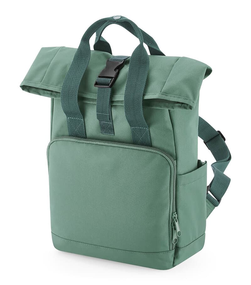 Recycled Mini Twin Handle Roll-Top Backpack