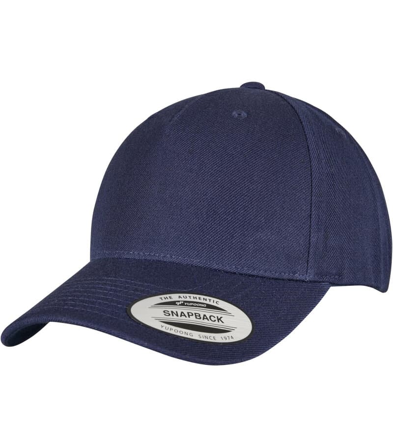 YP Classic 5-Panel Prem Curved Visor Snapback Cap