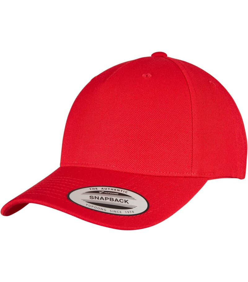 YP Classic 5-Panel Prem Curved Visor Snapback Cap