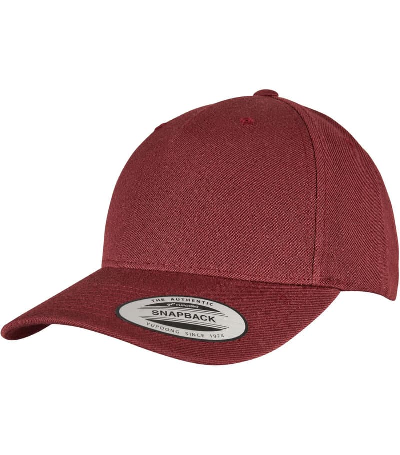YP Classic 5-Panel Prem Curved Visor Snapback Cap