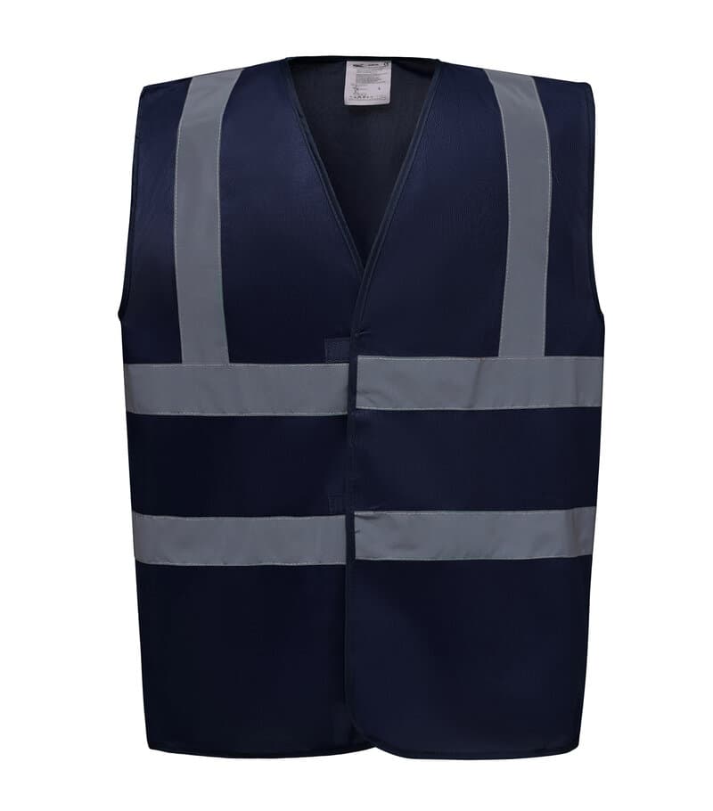 Hi vis 2 band and braces waistcoat