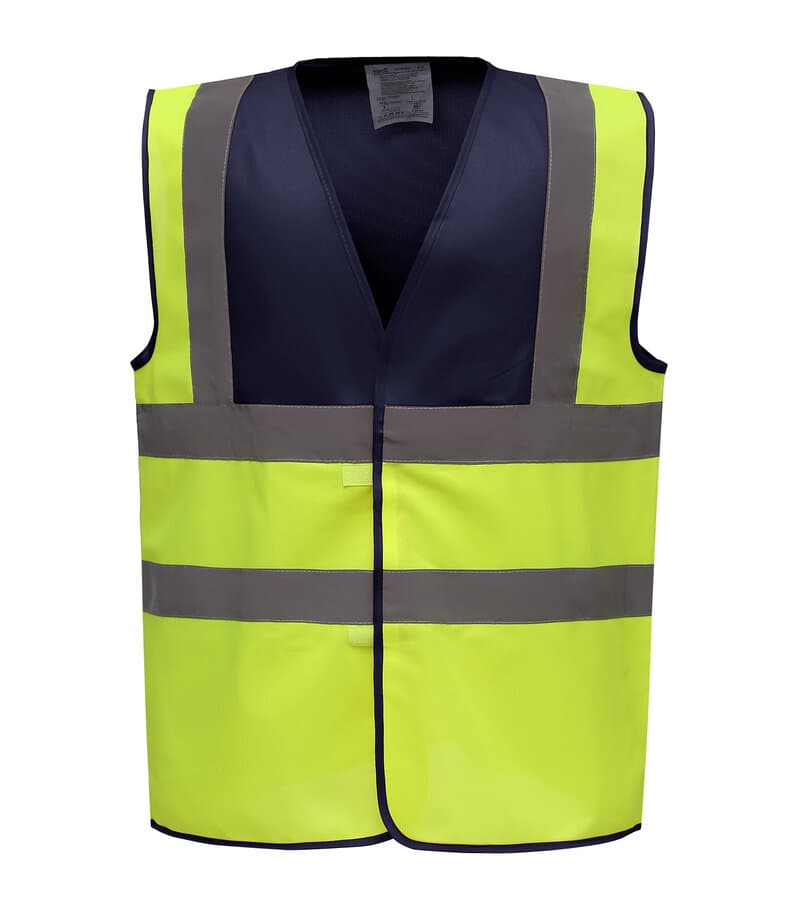Hi vis 2 band and braces waistcoat