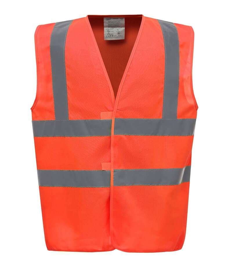 Hi vis 2 band and braces waistcoat