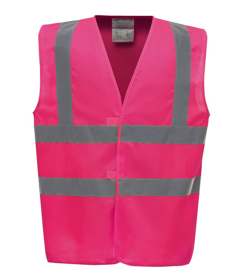 Hi vis 2 band and braces waistcoat