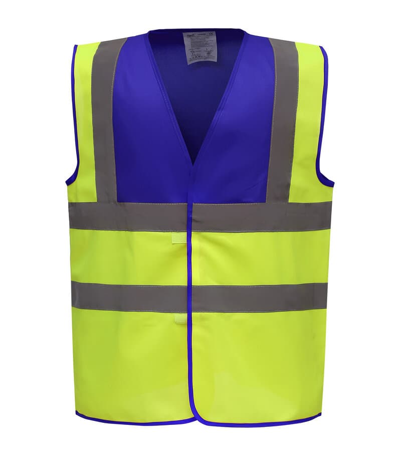 Hi vis 2 band and braces waistcoat