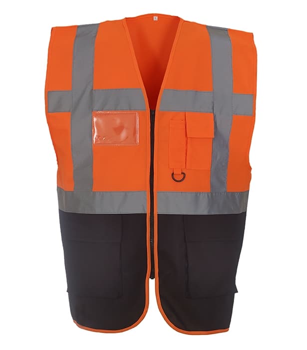 Multi-functional executive hi vis waistcoat