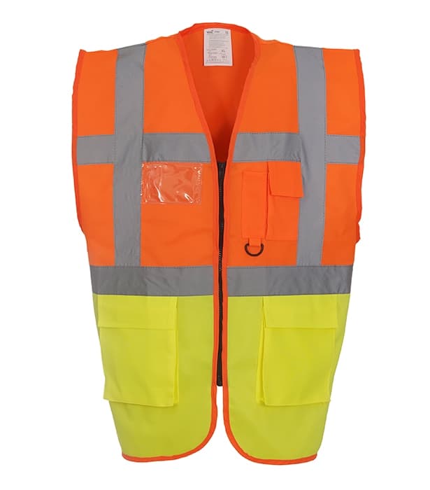 Multi-functional executive hi vis waistcoat