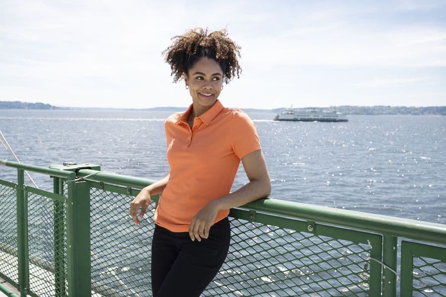 Oceanside Stretch Polo Women