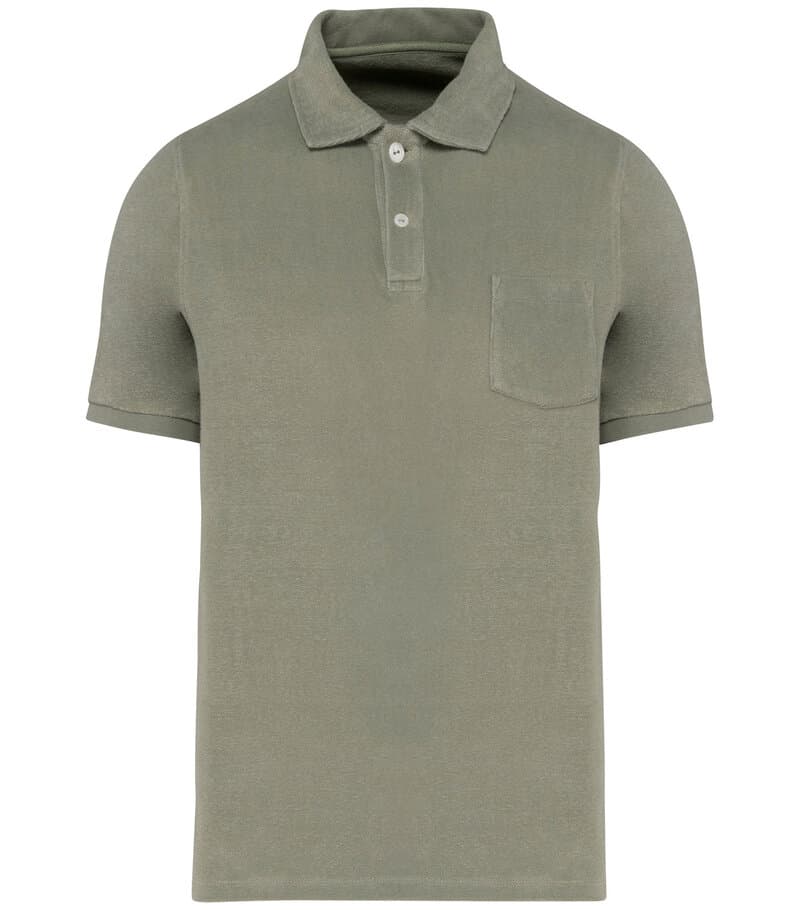 Men's Terry Towel polo shirt