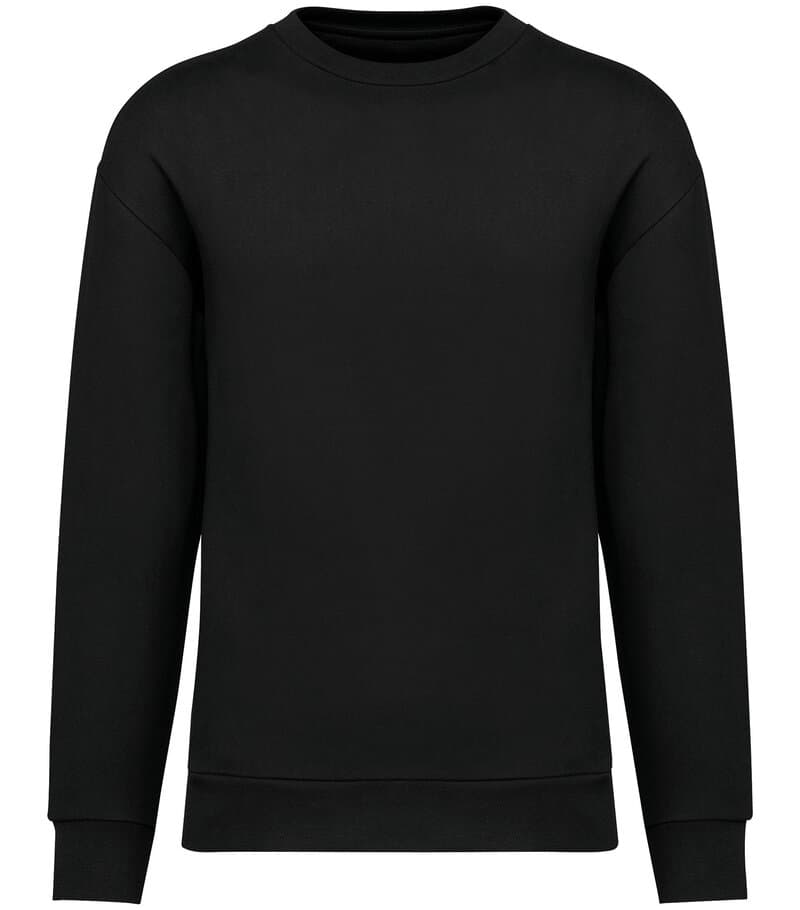 Uni. EcoFriendly Brushed Fleece Drop.Shoulder Swea