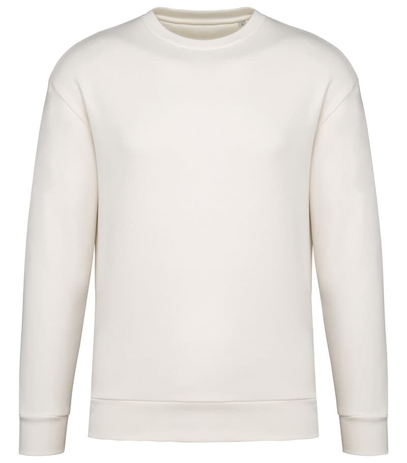 Uni. EcoFriendly Brushed Fleece Drop.Shoulder Swea