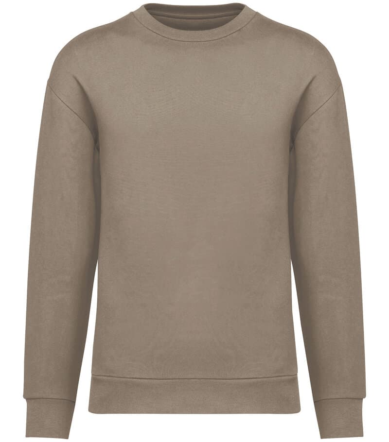 Uni. EcoFriendly Brushed Fleece Drop.Shoulder Swea