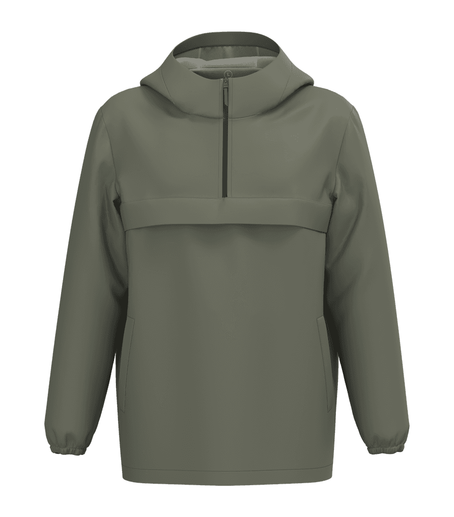 Eco-Friendly Unisex Quarter Zipper Waterproof Windbreaker