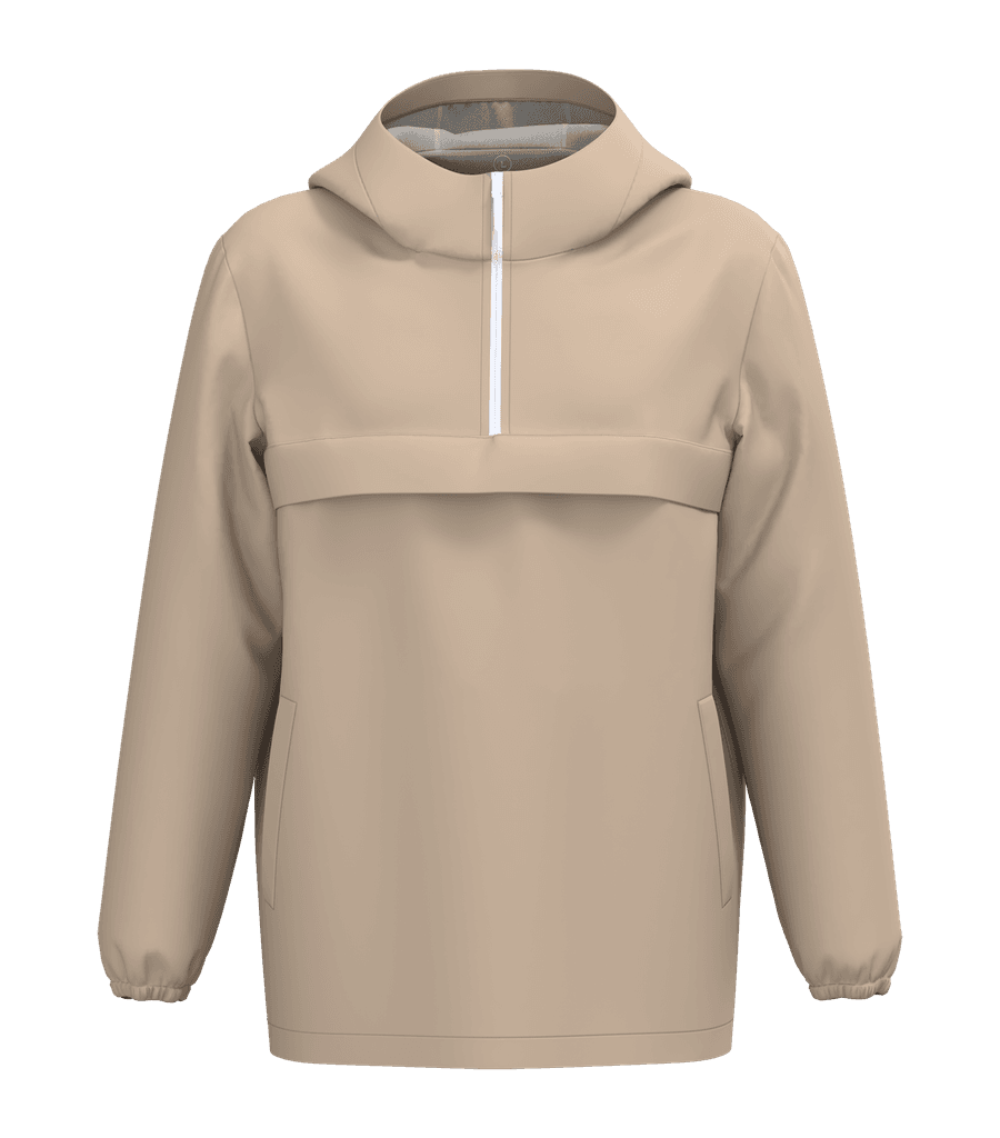 Eco-Friendly Unisex Quarter Zipper Waterproof Windbreaker