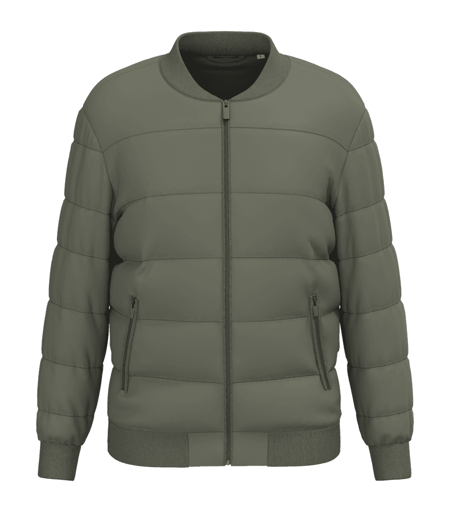 Eco-Friendly Unisex Teddy Collar Padded Jacket