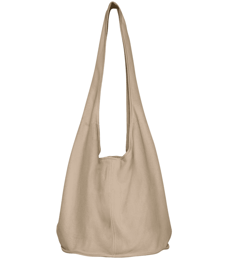 Fleece shoulder bag