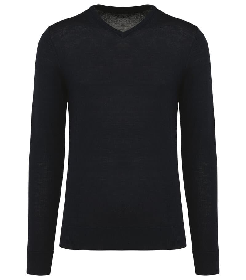 Men's V-Neck Merino Jumper