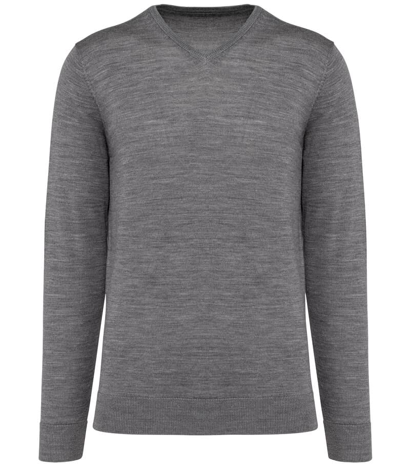 Men's V-Neck Merino Jumper