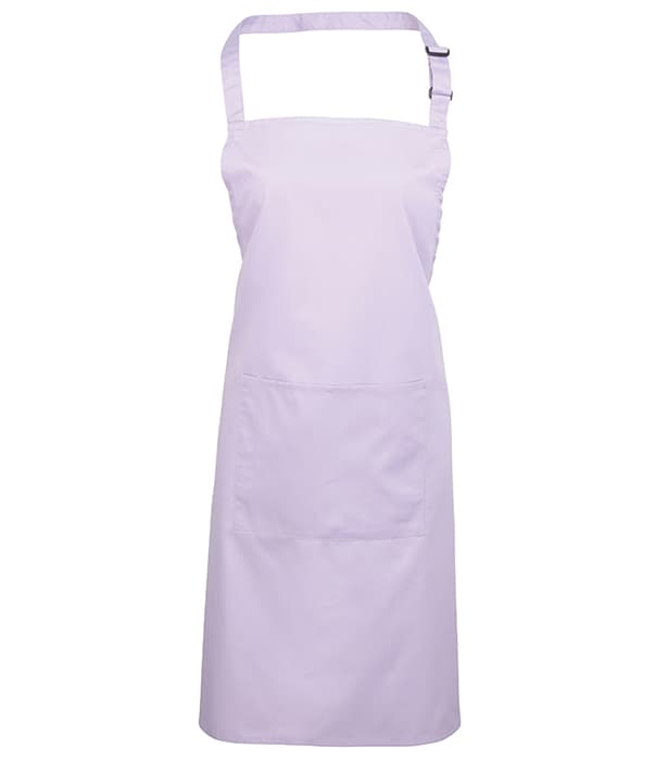 Colours bib apron with pocket