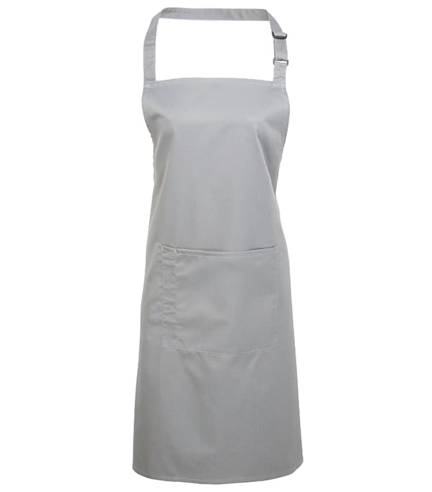 Colours bib apron with pocket