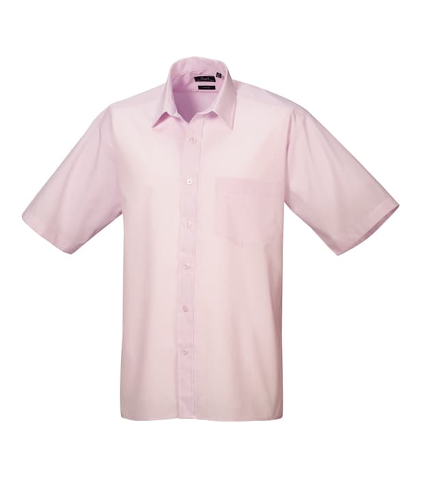 Short sleeve poplin shirt